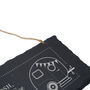 We're Terribly Posh, Our Second Home Is In Cornwall Illustrated Slate Sign, thumbnail 4 of 4