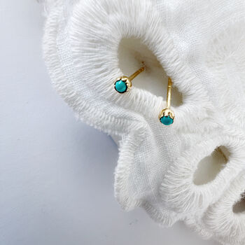 Tiny Turquoise Stud, 7 of 8