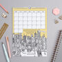 2026 City Drawings Calendar, thumbnail 5 of 5