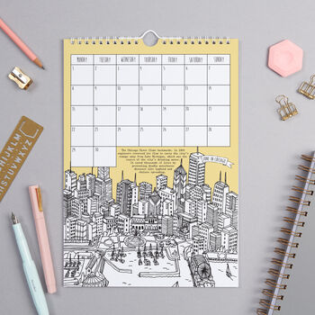 2026 City Drawings Calendar, 5 of 5