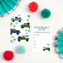 Spotty Land Rover Party Invitations, thumbnail 1 of 1