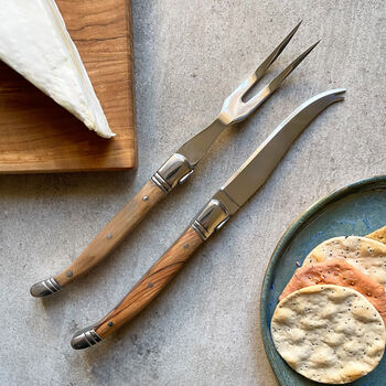 Olive Wood Handle Cheese Knife, 4 of 5