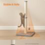 Cat Scratching Post Sisal Scratcher Tower, thumbnail 6 of 7