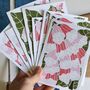 British Woodland Foxglove Notecards Set Of Eight Notecards And Envelopes, thumbnail 9 of 9
