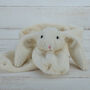 Cream Bunny Ear Muffs + Matching Scarf, For All Ages, thumbnail 3 of 4