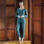 Women's 'Deep Forest' Bamboo Pyjama Set, thumbnail 1 of 5