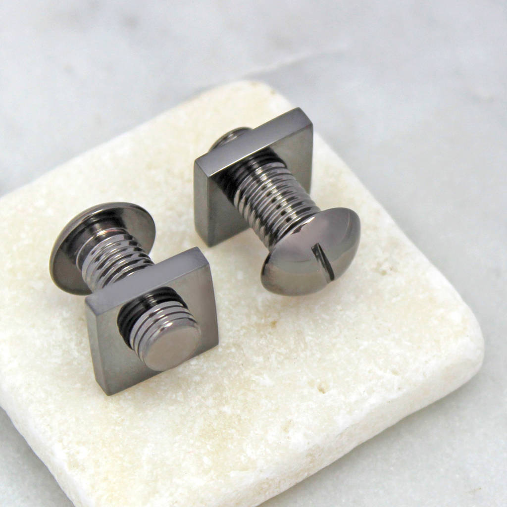 Diy Nut And Bolt Cufflinks By Charlie Boots