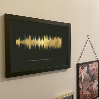 Gallery Wall Personalised Sound Wave Print, 2 of 10
