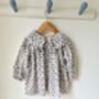 Girls Ditzy Print Dress, thumbnail 2 of 3