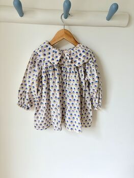 Girls Ditzy Print Dress, 2 of 3