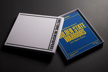 Golden State Warriors Personalised Nba Basketball Gift Newspaper Book, 4 of 12
