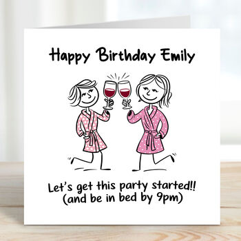 Funny Birthday Card For Best Friend, 2 of 3