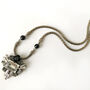 Art Deco Inspired Swarovski Crystal Necklace, thumbnail 3 of 5