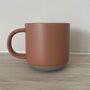 British Bulldog Engraved Orange Ceramic Tea/ Coffee Mug, thumbnail 4 of 6