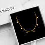 Moon And Star Necklace Or Choker 18ct Gold Plated, thumbnail 1 of 4