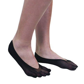Legwear Plain Nylon Toe Foot Cover Toe Socks, 5 of 8