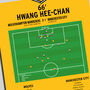 Hwang Hee Chan Premier League 2023 Wolves Print, thumbnail 2 of 2