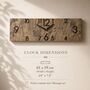 Bespoke Handcrafted Eight Colours Wall Clock, thumbnail 7 of 10