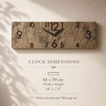 Bespoke Handcrafted Eight Colours Wall Clock, 7 of 10