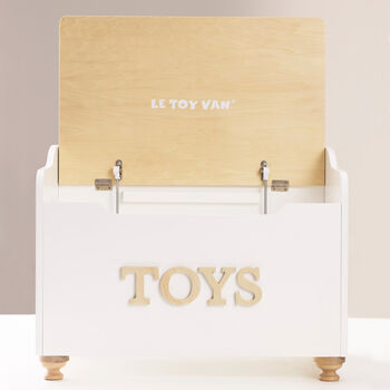 White Wooden Toy Box, 3 of 3