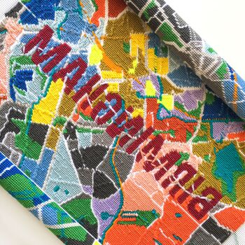 Birmingham City Map Tapestry Kit, 8 of 10