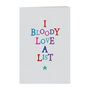 Bloody Love A List Notebook, thumbnail 2 of 2