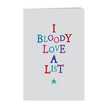 Bloody Love A List Notebook, 2 of 2