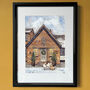 Personalised Watercolour House Portrait Illustration, thumbnail 9 of 12