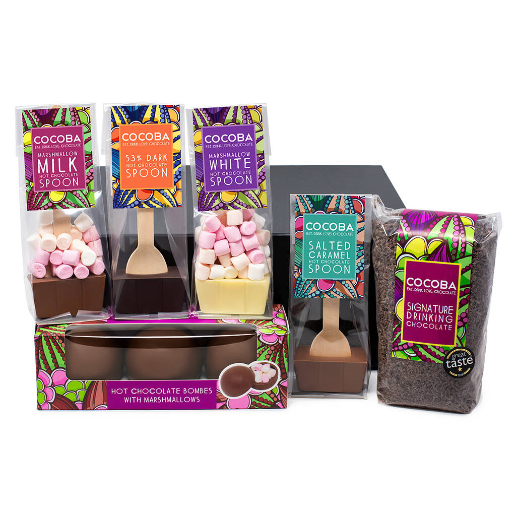 The Hot Chocolate Collection Gift Set By Cocoba