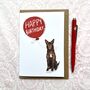 Australian Kelpie Birthday Card, thumbnail 2 of 4