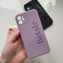 Personalised Custom Plastic Name Initials Phone Case, thumbnail 1 of 6