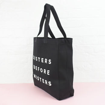 Sisters Before Misters Friendship Tote Bag, 9 of 12