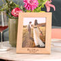 Personalised Mr And Mrs Wedding Gift Photo Frame, thumbnail 2 of 3