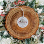 Personalised New Home Ceramic Christmas Tree Ornament, thumbnail 3 of 4