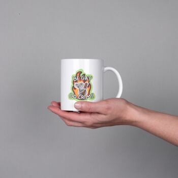 Funny Lgbt Gay Lesbian White Ceramic Mug, 4 of 4