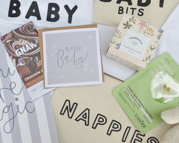 Personalised New Baby Gift Box Hamper, 5 of 10
