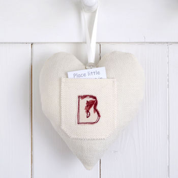 Personalised Tooth Fairy Pillow Heart Gift For Girl, 3 of 12