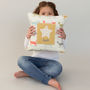Personalised Little Foxes Children's Cushion, thumbnail 2 of 7