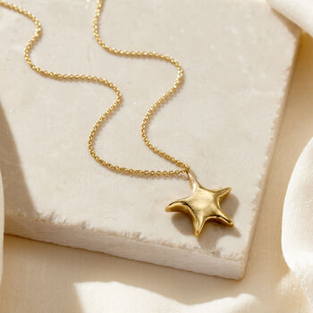 Chunky Star Pendant Necklace, 2 of 7