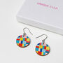 Tate Drop Wooden Earrings, thumbnail 2 of 8