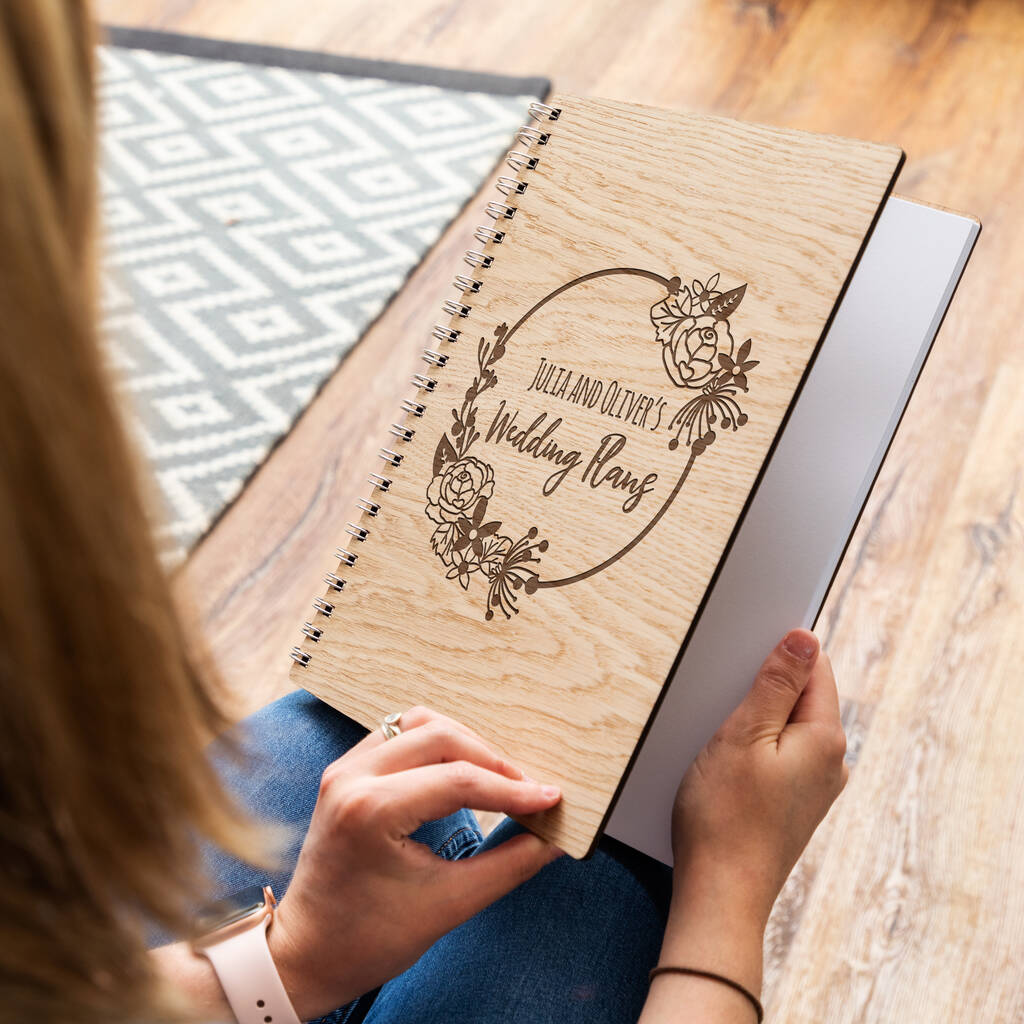 Personalised Wedding Planner Notebook By Mirrorin Notonthehighstreet