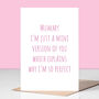 Mini Mummy Mother's Day Card, thumbnail 2 of 3