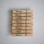 Personalised Wooden Wedding Favour Place Names X 10, thumbnail 3 of 6