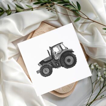 Luxury Tractor Greeting Card, 7 of 7