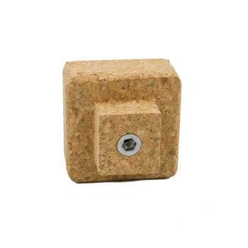 Organic Cork Knob | Square, 5 of 6