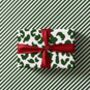 Christmas Green Leopard Print Luxury Wrapping Paper, thumbnail 2 of 6