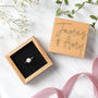 Wooden Engagement Ring Box, thumbnail 1 of 7