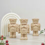 Beige Christmas Nutcracker Candle Festive Home Decor, thumbnail 8 of 12