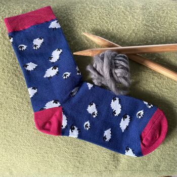 Bamboo Socks For Knitting Lovers, 3 of 4