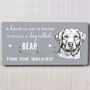 Personalised Dog Breed Lead Hook Hanger – Wooden Wall Rack For Pet Accessories, thumbnail 1 of 6